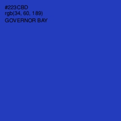 #223CBD - Governor Bay Color Image