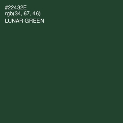 #22432E - Lunar Green Color Image