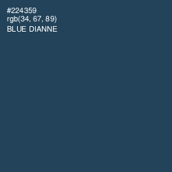 #224359 - Blue Dianne Color Image