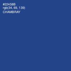 #22458B - Chambray Color Image