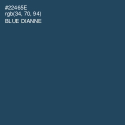 #22465E - Blue Dianne Color Image
