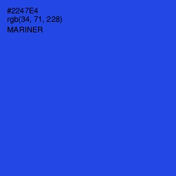 #2247E4 - Mariner Color Image