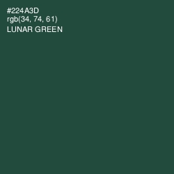 #224A3D - Lunar Green Color Image