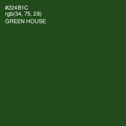 #224B1C - Green House Color Image