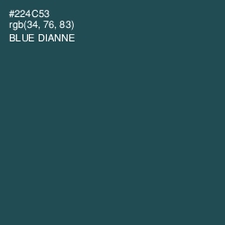 #224C53 - Blue Dianne Color Image