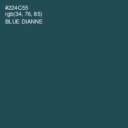#224C55 - Blue Dianne Color Image