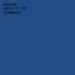 #224C85 - Chambray Color Image