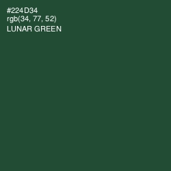 #224D34 - Lunar Green Color Image