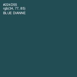 #224D55 - Blue Dianne Color Image