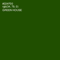 #224F00 - Green House Color Image