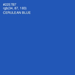 #2257B7 - Cerulean Blue Color Image