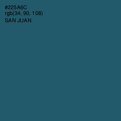 #225A6C - San Juan Color Image