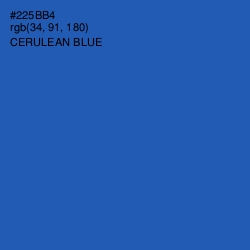 #225BB4 - Cerulean Blue Color Image