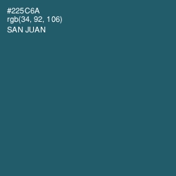 #225C6A - San Juan Color Image