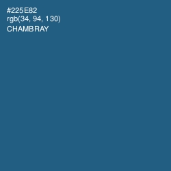 #225E82 - Chambray Color Image