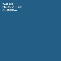 #225E85 - Chambray Color Image