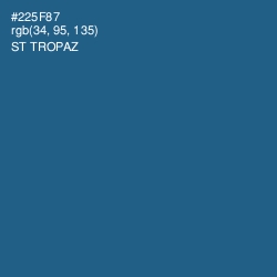 #225F87 - St Tropaz Color Image
