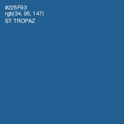 #225F93 - St Tropaz Color Image