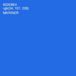 #226BE4 - Mariner Color Image