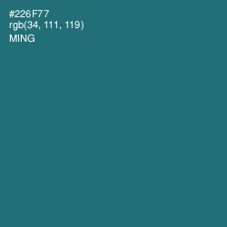 #226F77 - Ming Color Image