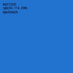 #2272D0 - Mariner Color Image