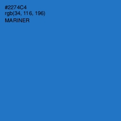 #2274C4 - Mariner Color Image