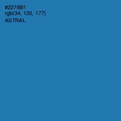 #2278B1 - Astral Color Image