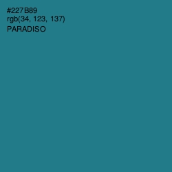 #227B89 - Paradiso Color Image