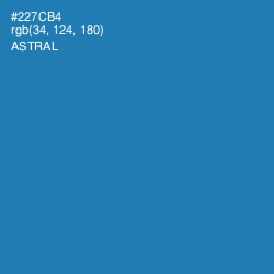 #227CB4 - Astral Color Image