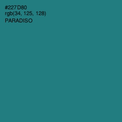 #227D80 - Paradiso Color Image