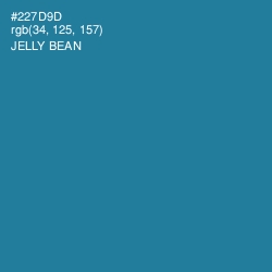 #227D9D - Jelly Bean Color Image