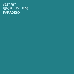 #227F87 - Paradiso Color Image