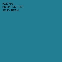 #227F93 - Jelly Bean Color Image