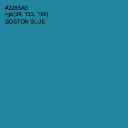 #2285A0 - Boston Blue Color Image