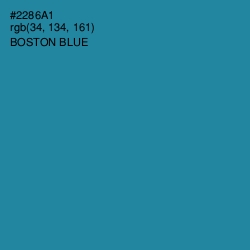 #2286A1 - Boston Blue Color Image