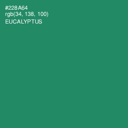 #228A64 - Eucalyptus Color Image