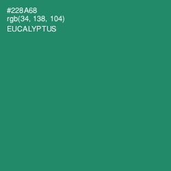 #228A68 - Eucalyptus Color Image