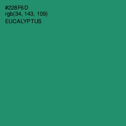 #228F6D - Eucalyptus Color Image
