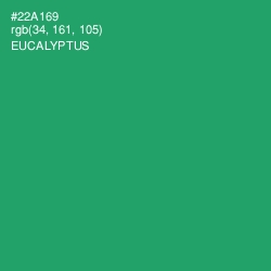 #22A169 - Eucalyptus Color Image