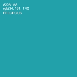 #22A1AA - Pelorous Color Image