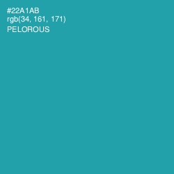 #22A1AB - Pelorous Color Image