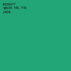 #22A577 - Jade Color Image