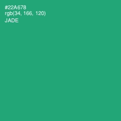 #22A678 - Jade Color Image