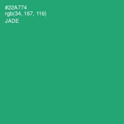 #22A774 - Jade Color Image