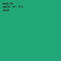 #22A779 - Jade Color Image