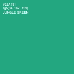 #22A781 - Jungle Green Color Image