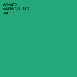 #22A879 - Jade Color Image