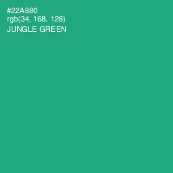 #22A880 - Jungle Green Color Image