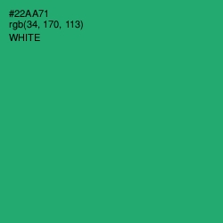 #22AA71 - Jade Color Image