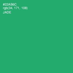 #22AB6C - Jade Color Image